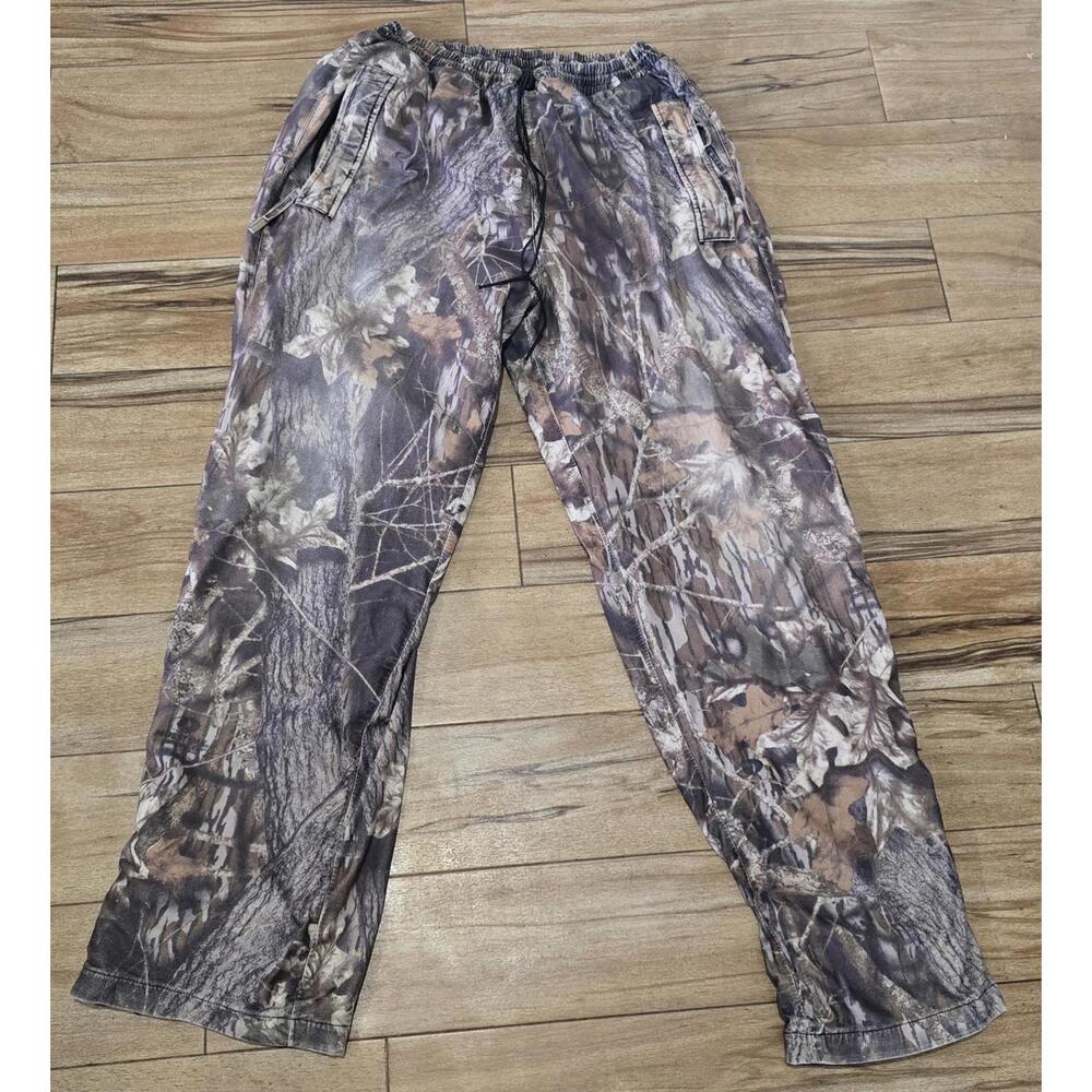 Mossy Oak Rain Tamer Pants‎ Mens Medium Shadow Branch Camo Hunting Waterproof